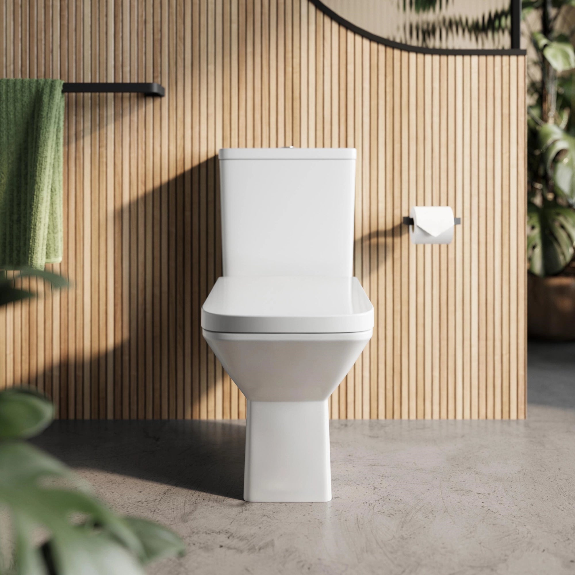 Lifestyle photo of the Purity Open Back Toilet