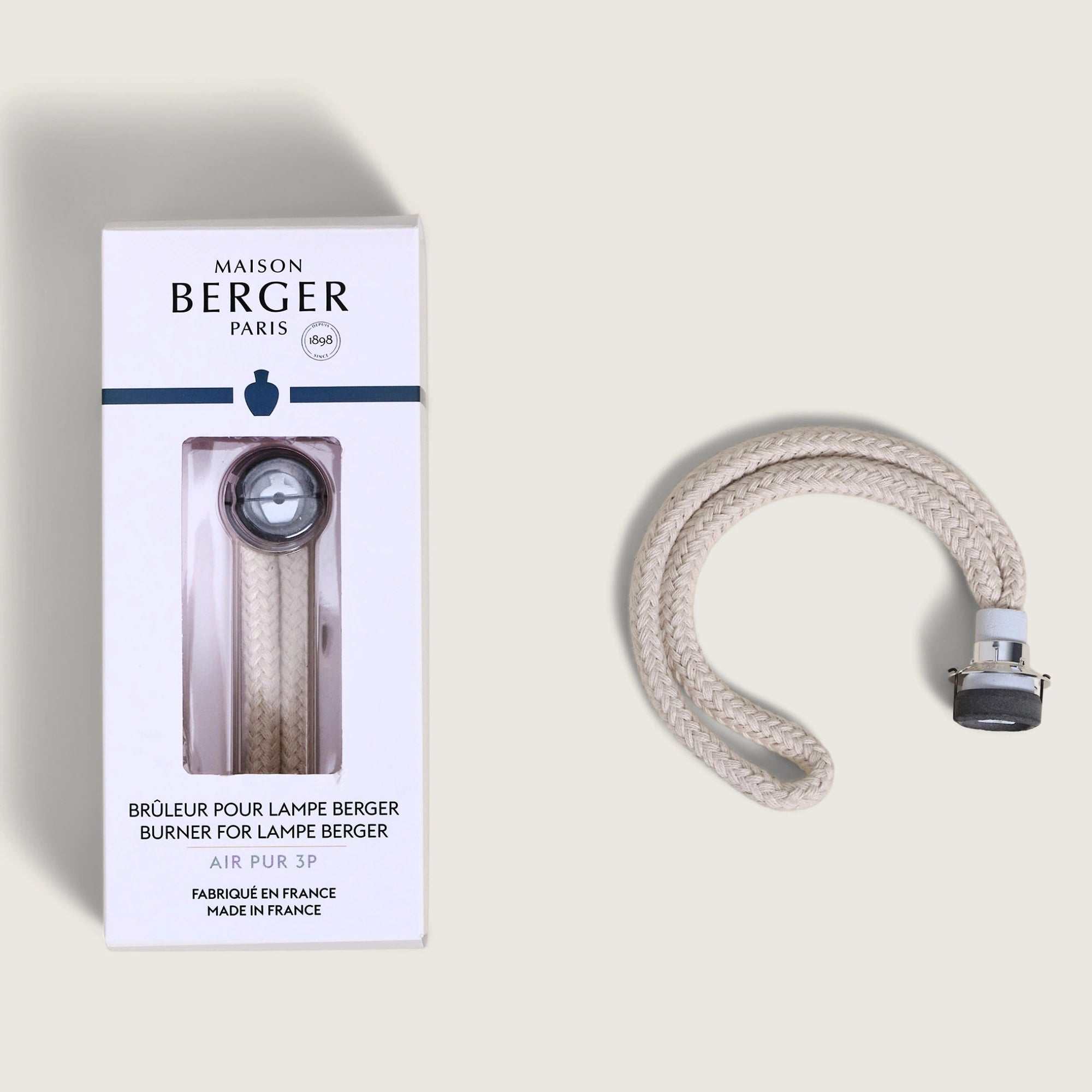 Pure Air 3P Burner Replacement Wick and Stone for Lamp Berger