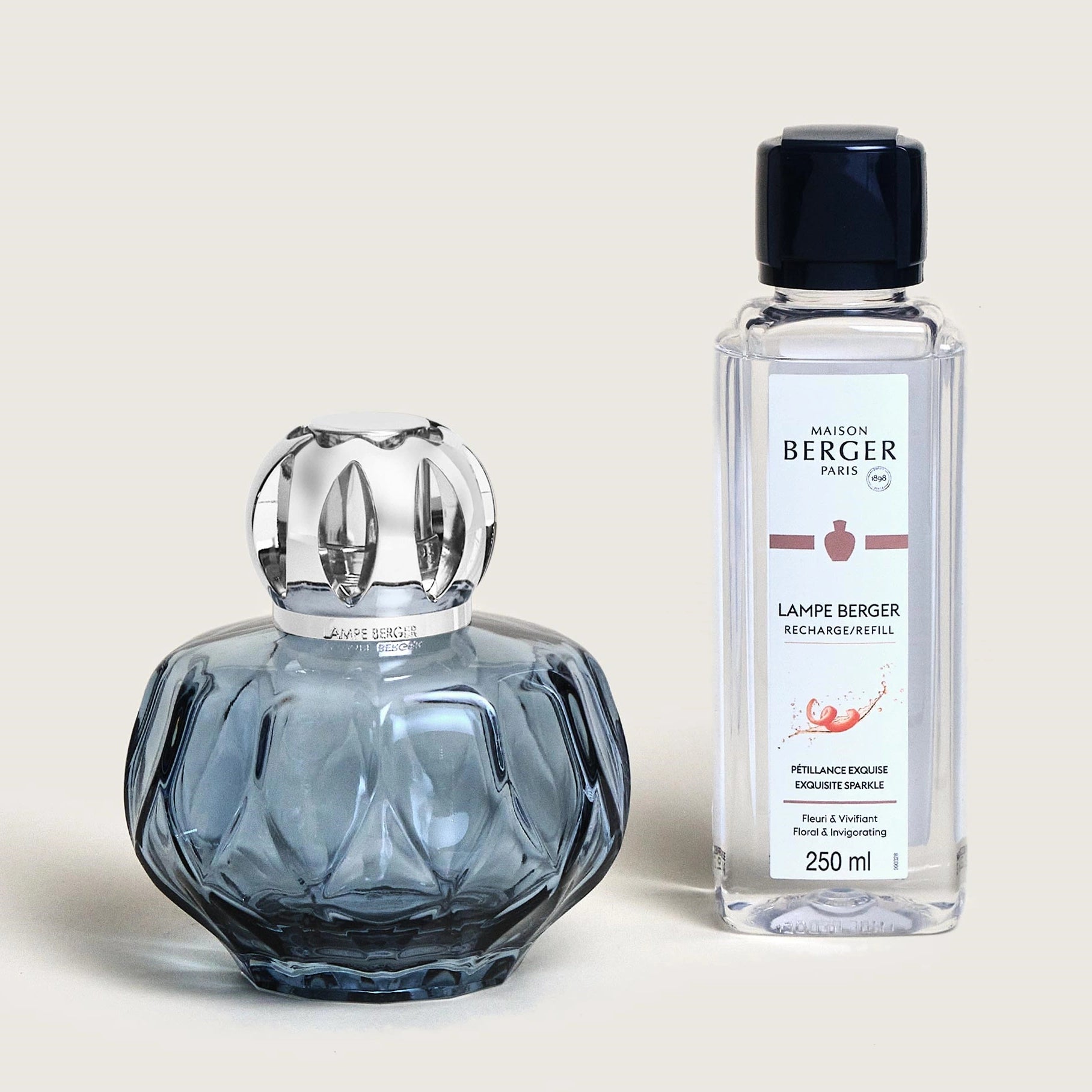 Blue Rosalie Exquisite Sparkle Lamp Berger Gift Set