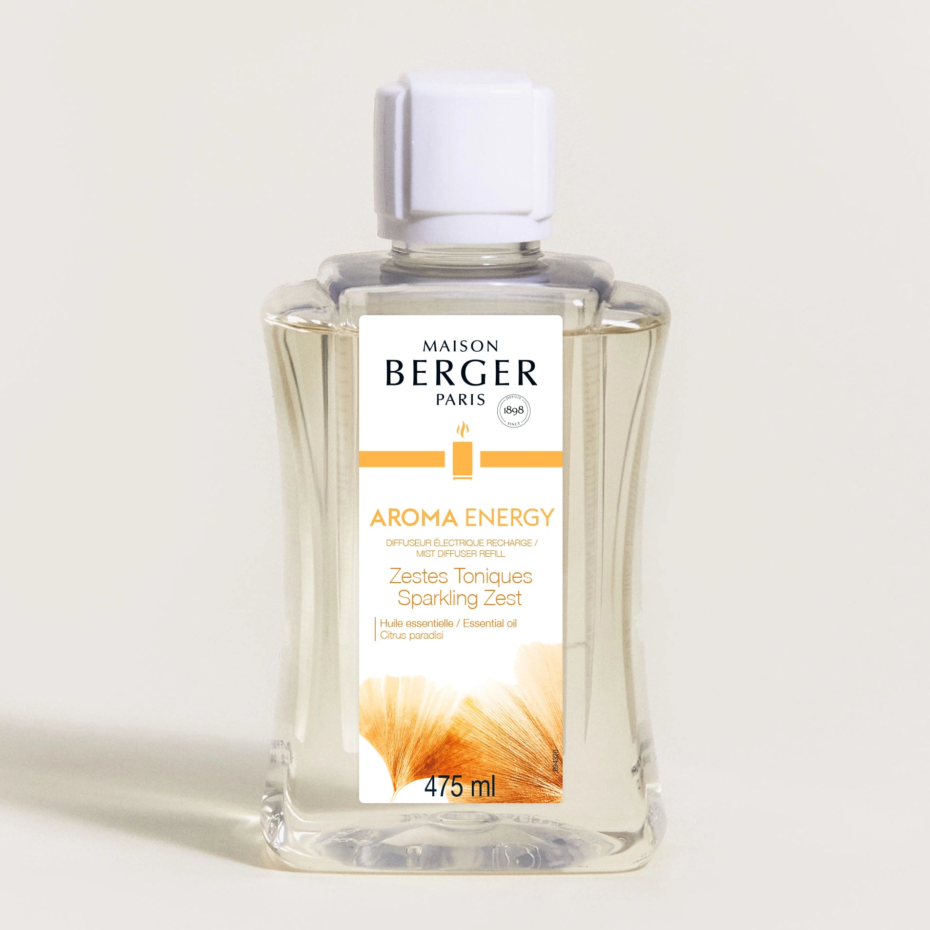 Aroma Energy Sparkling Zest - Mist Diffuser Refill 475ml