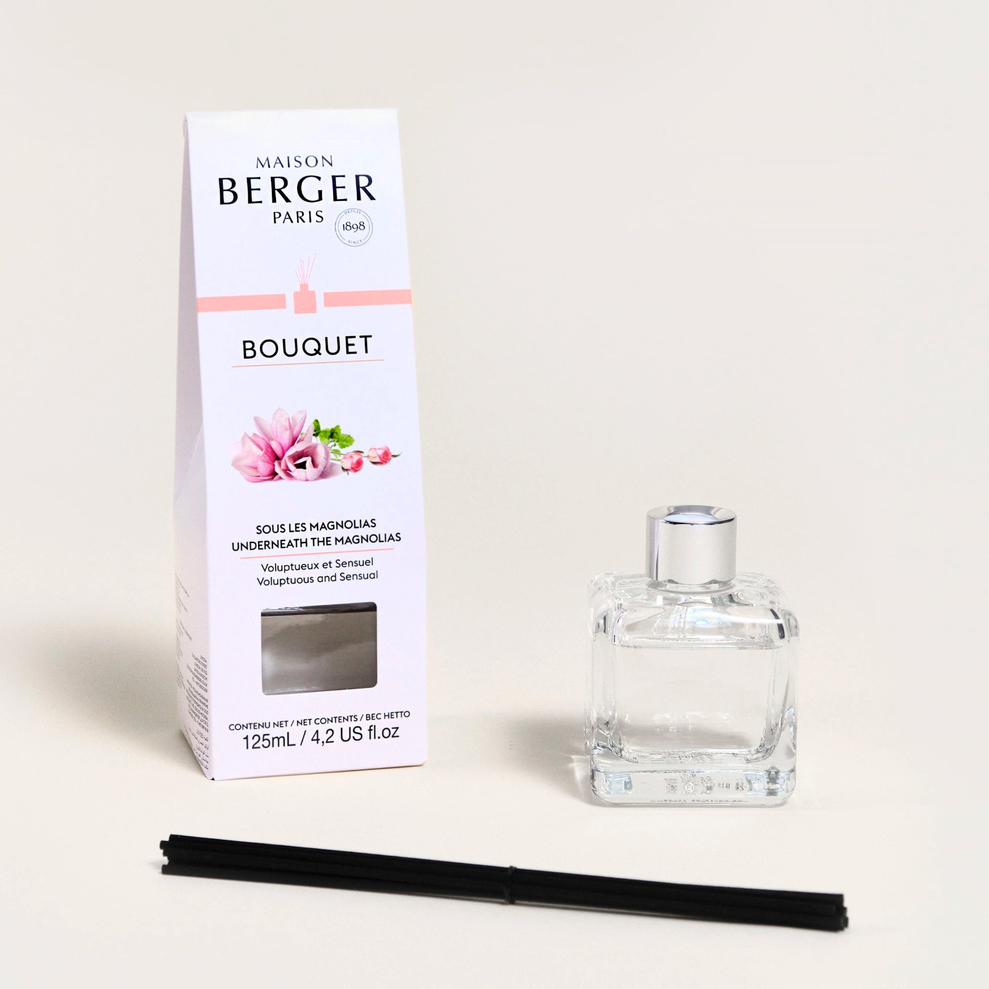 Underneath the Magnolias Clear Cube Scented Bouquet