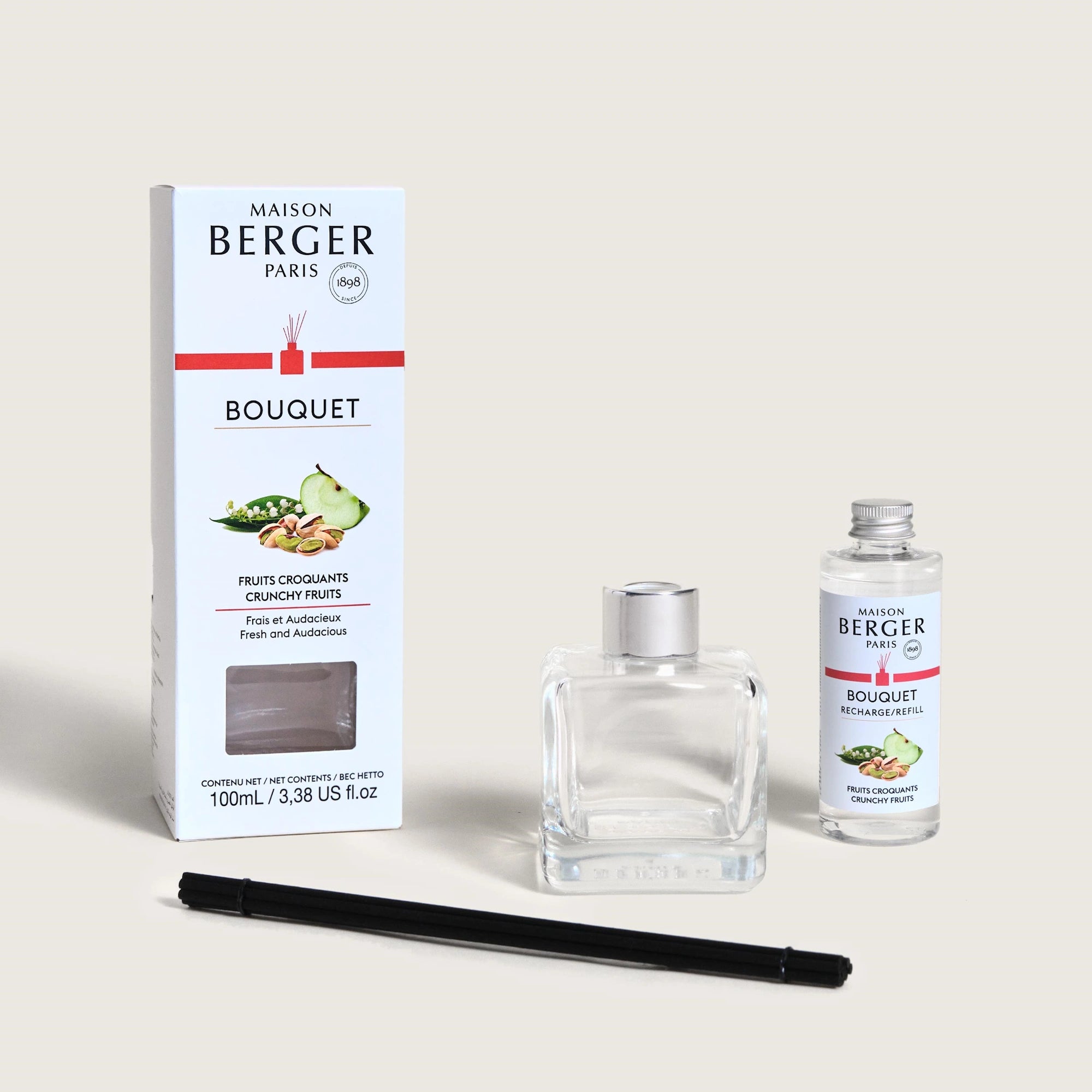 Crunchy Fruits Clear Cube Scented Bouquet Diffuser