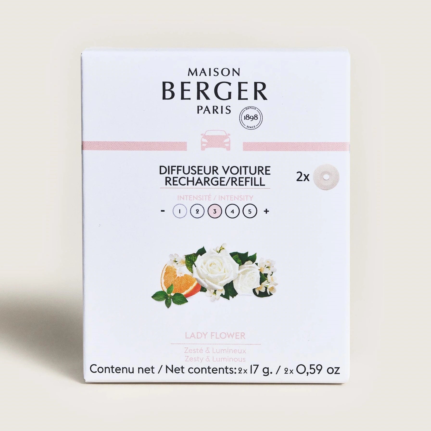 Lady Flower Car Diffuser Refills