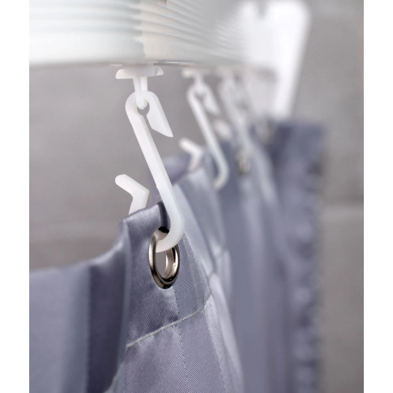 Euroshowers Chrome Benditrack Shower Curtain Track