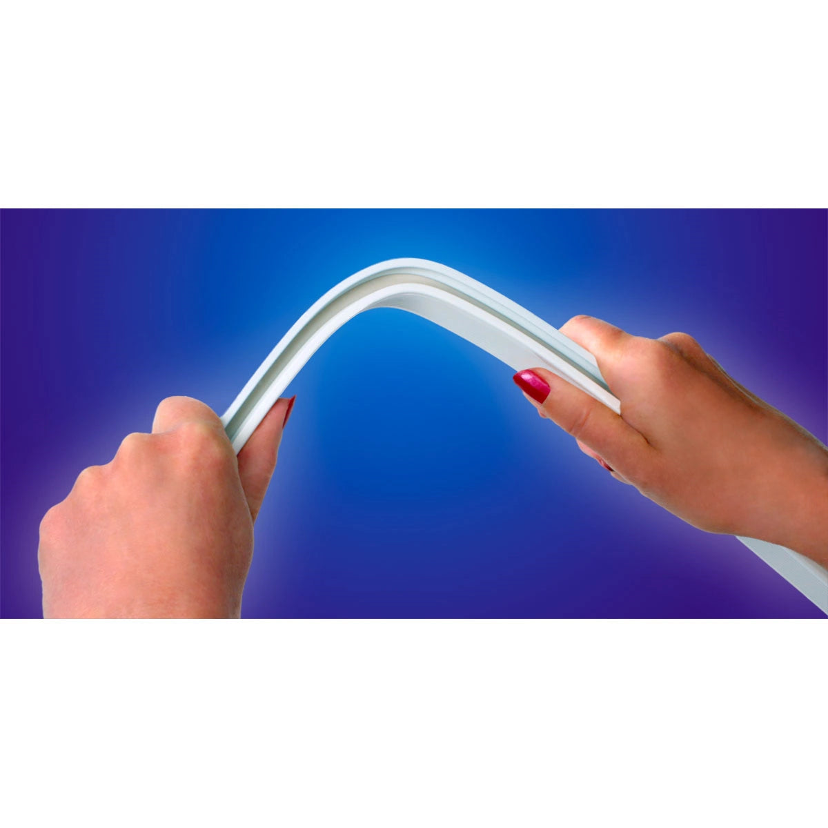 Euroshowers Chrome Benditrack Shower Curtain Track