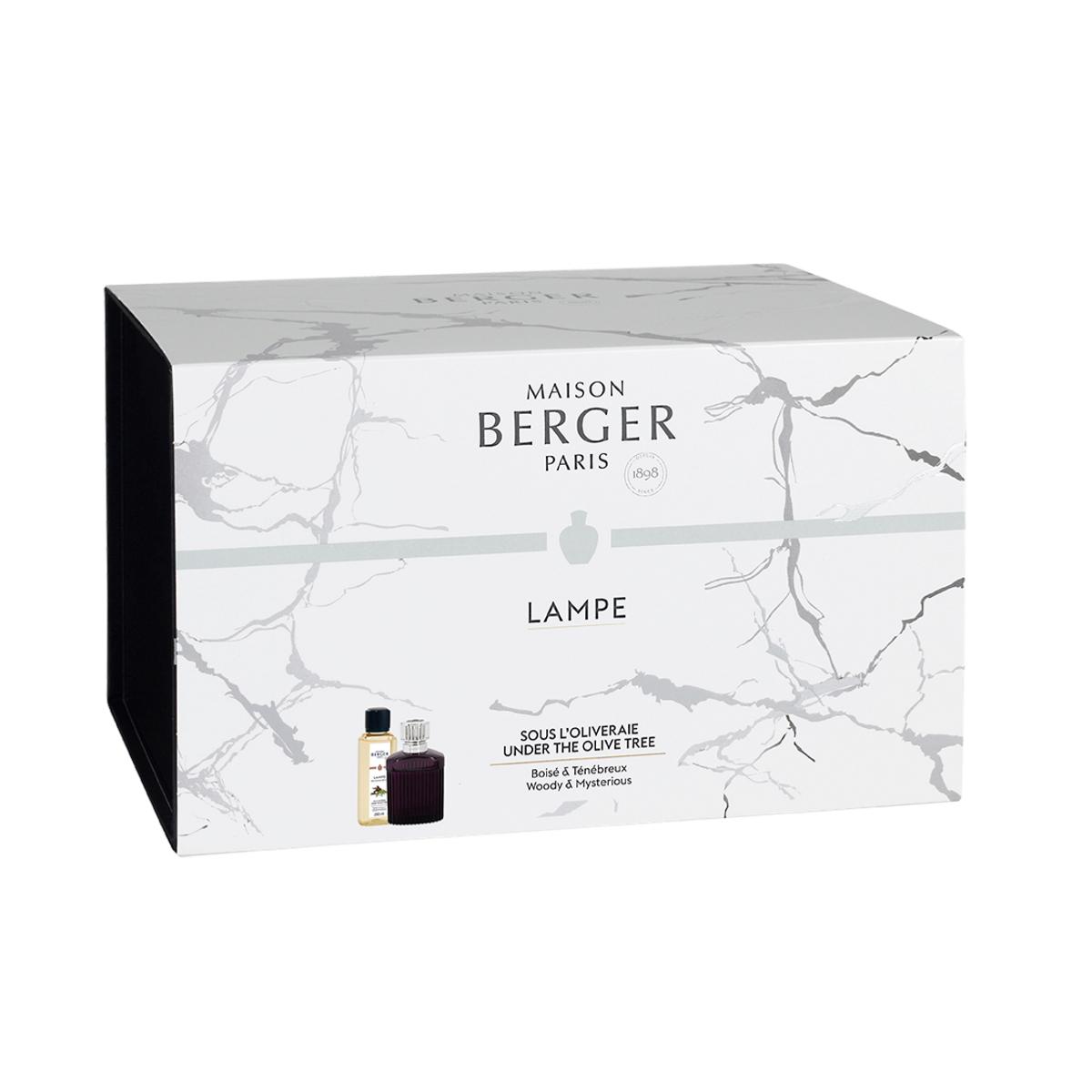 Alpha Plum Scandal Lamp Berger Gift Set