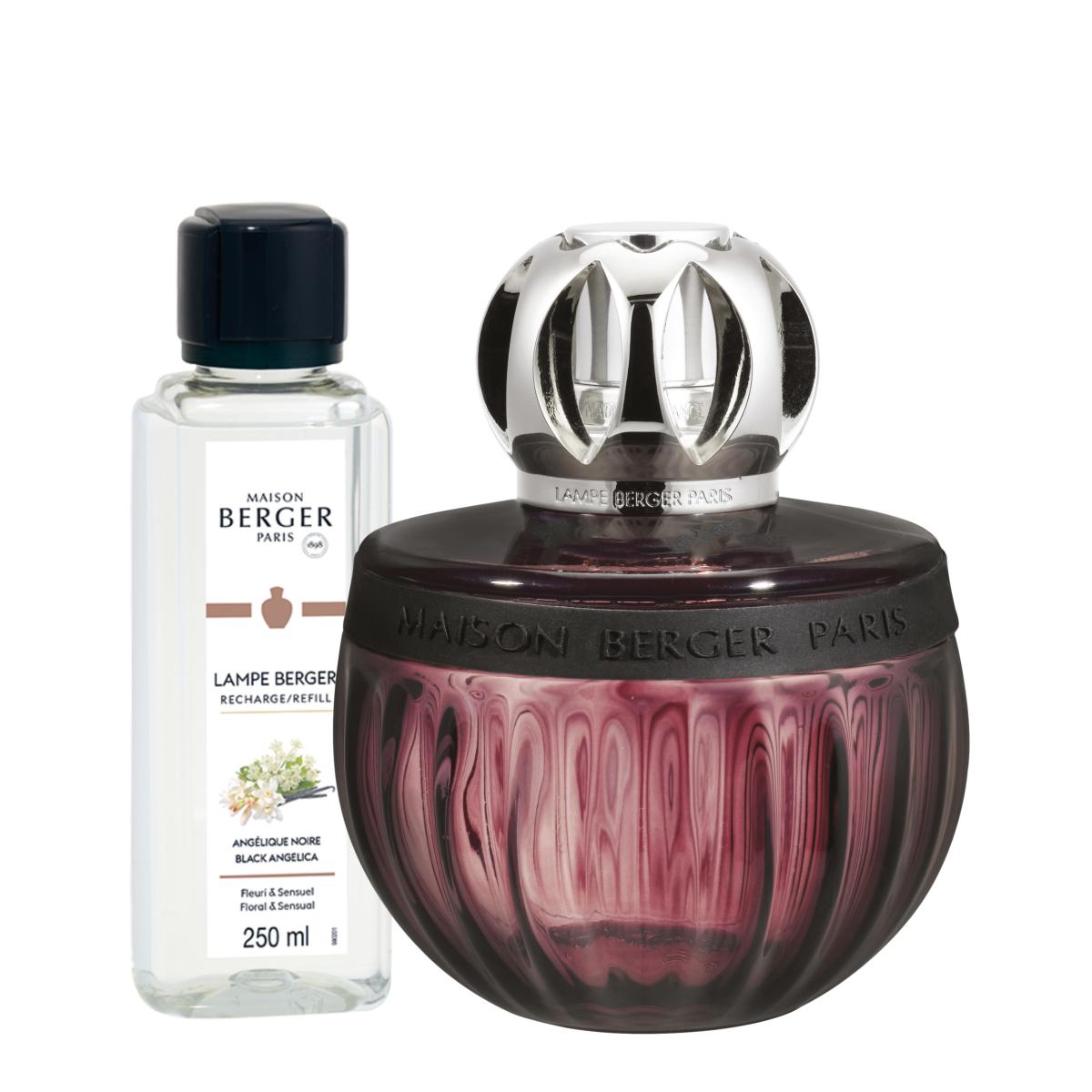 Plum Duality Black Angelica Lampe Berger Gift Set