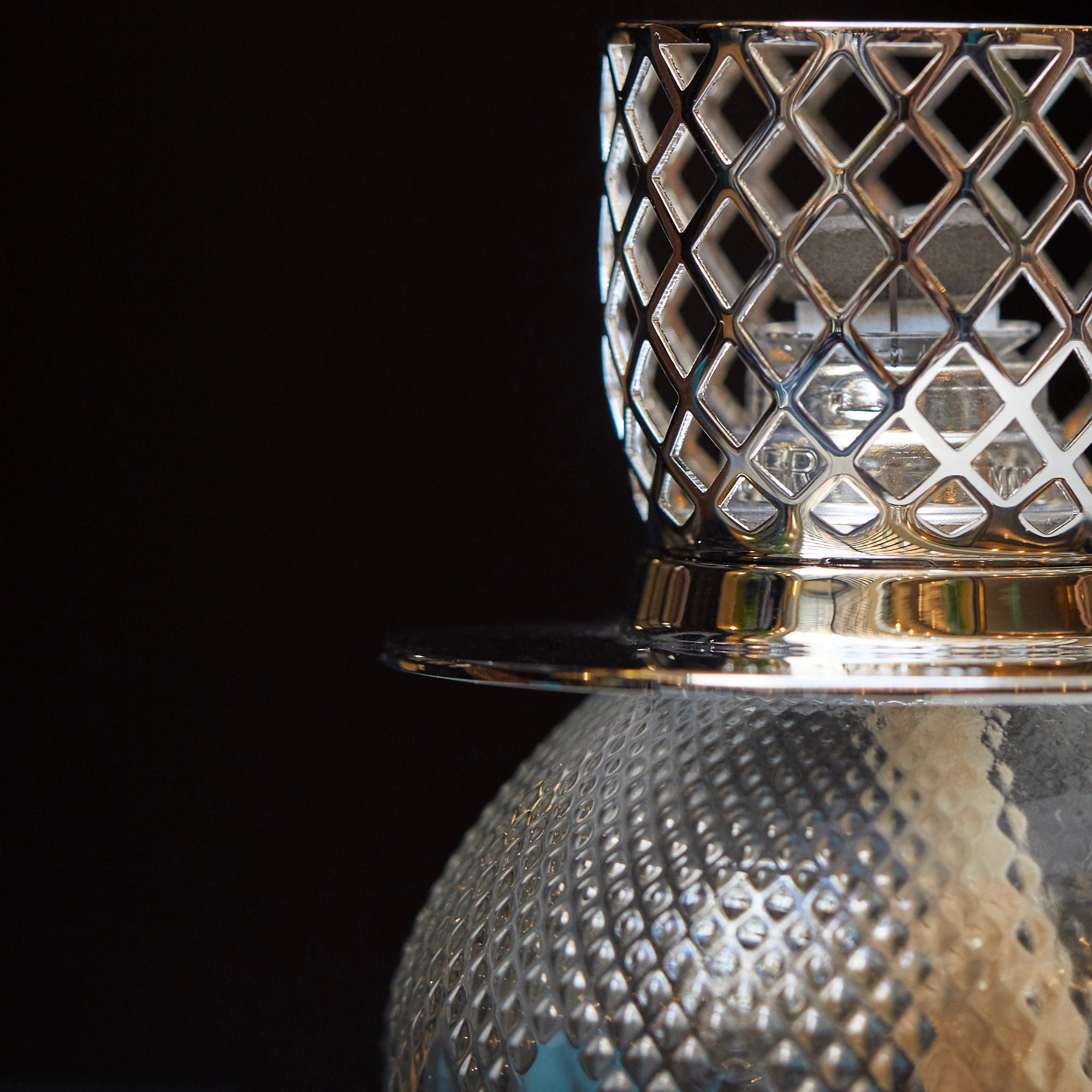 Evanescence Grey Mystic Leather Lamp Berger Gift Set