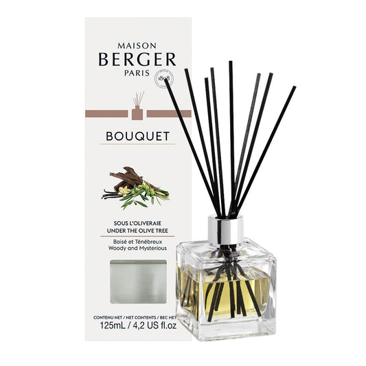 Under the Olive Tree Clear Cube Scented Bouquet Diffuser