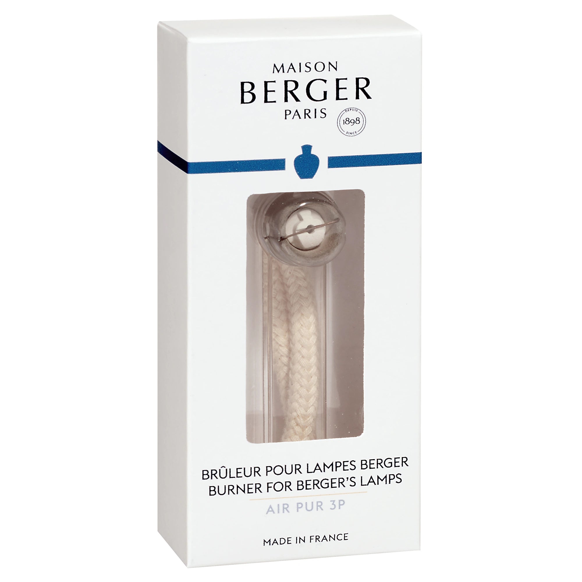 Pure Air 3P Burner Replacement Wick and Stone for Lamp Berger