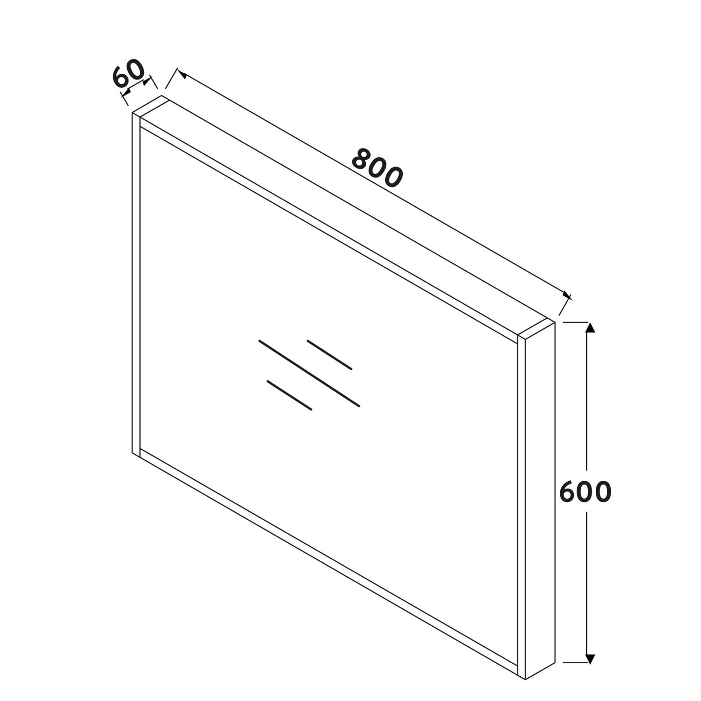 Ambience Mirror 800 x 600mm