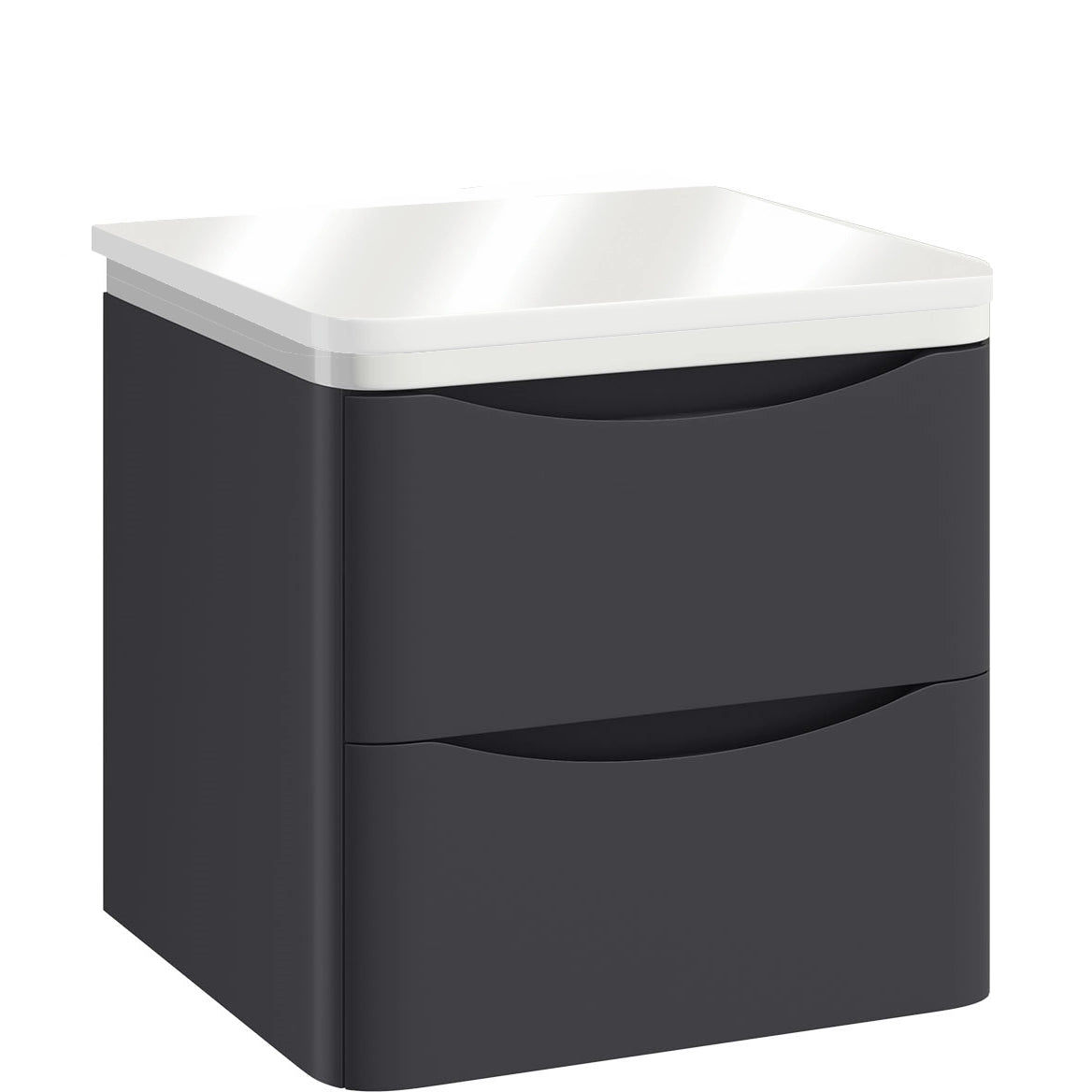 Bella Wall Hung Basin Sink Vanity Unit