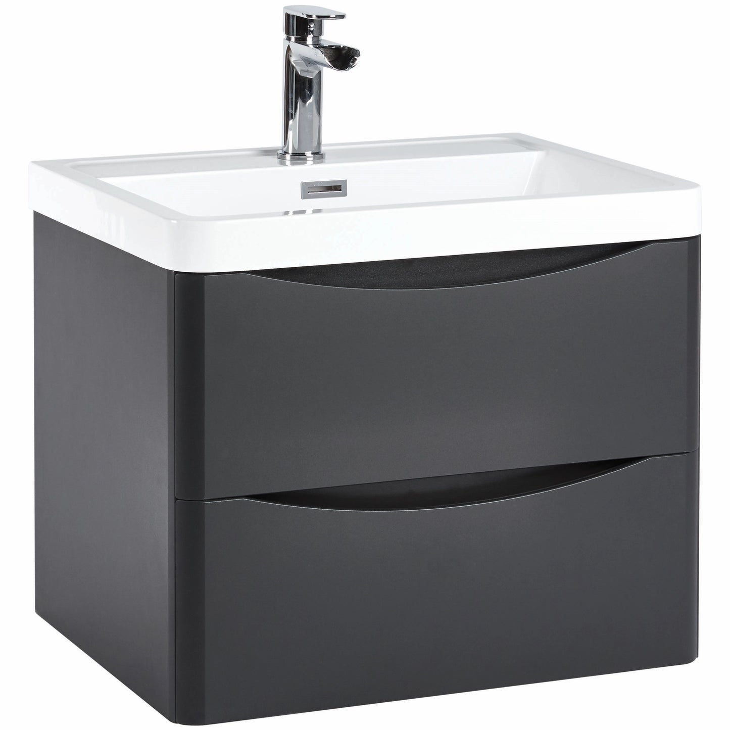 Bella Wall Hung Basin Sink Vanity Unit