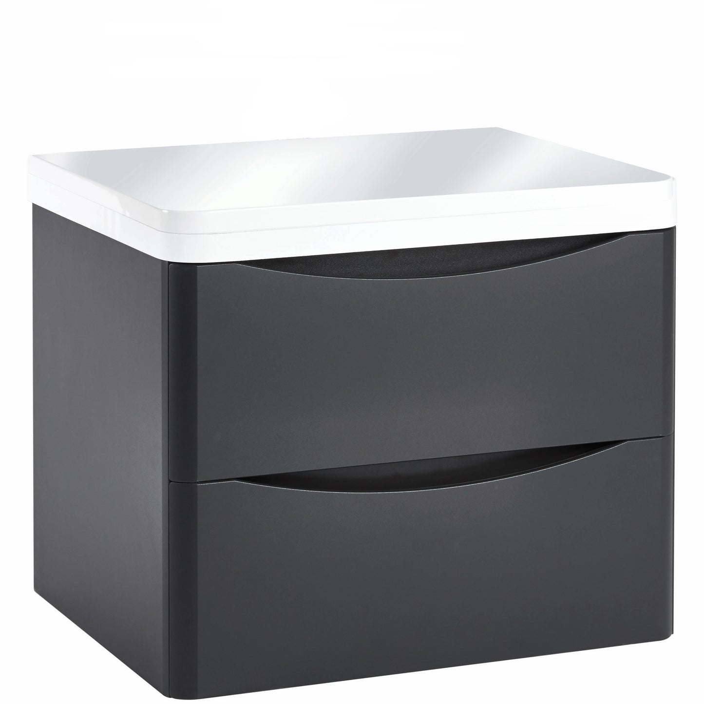 Bella Wall Hung Basin Sink Vanity Unit