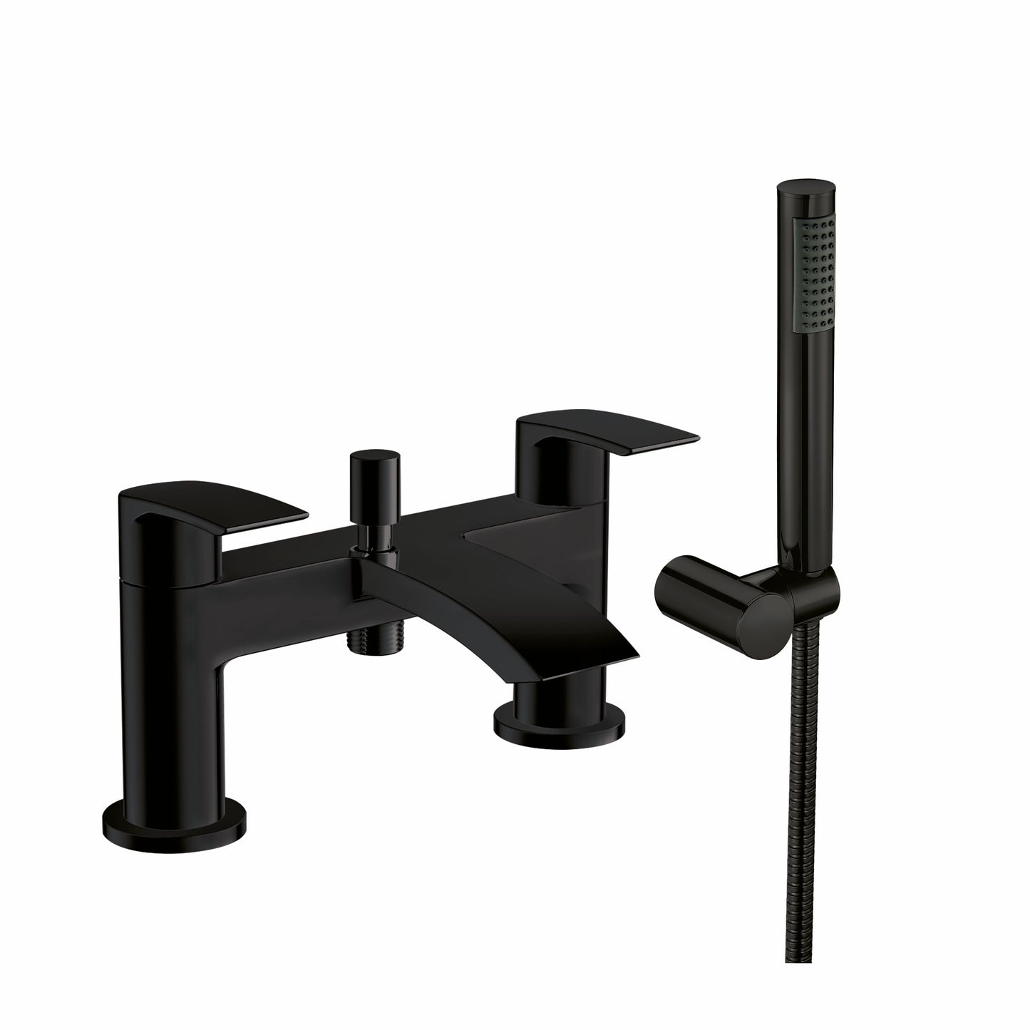 Belini Bath Shower Mixer Tap with Shower Kit and Wall bracket