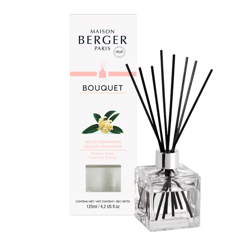Delicate Osmanthus Clear Cube Scented Bouquet