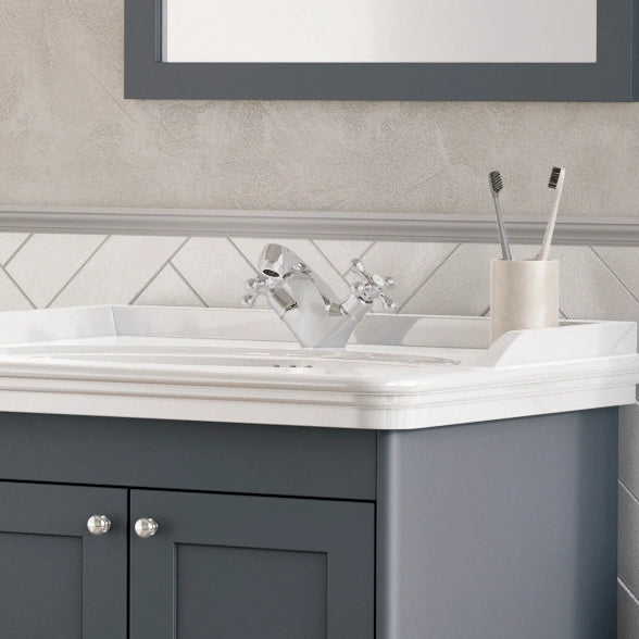 Classica Mono Basin Mixer Tap with Push Waste