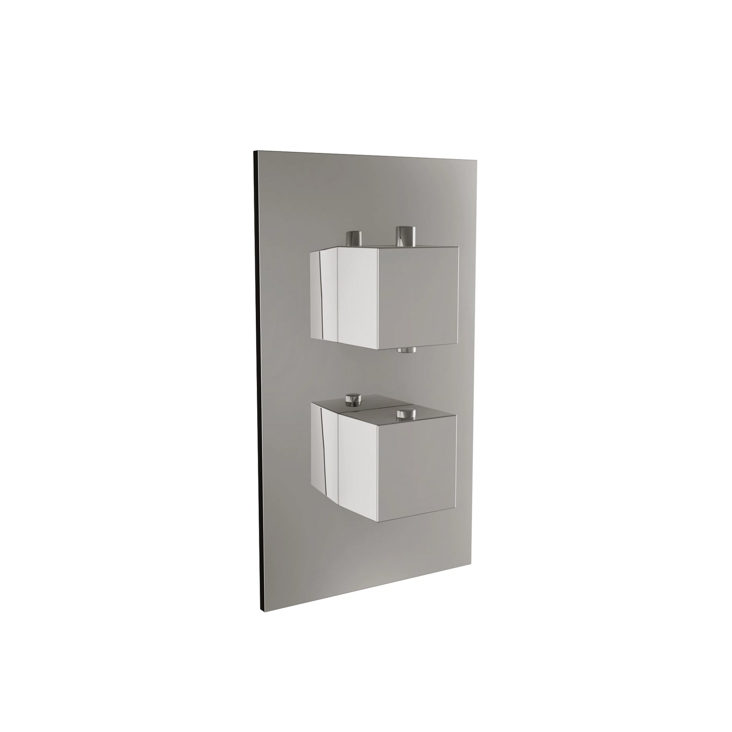 Chrome Square Handle Thermostatic Concealed Shower Valve