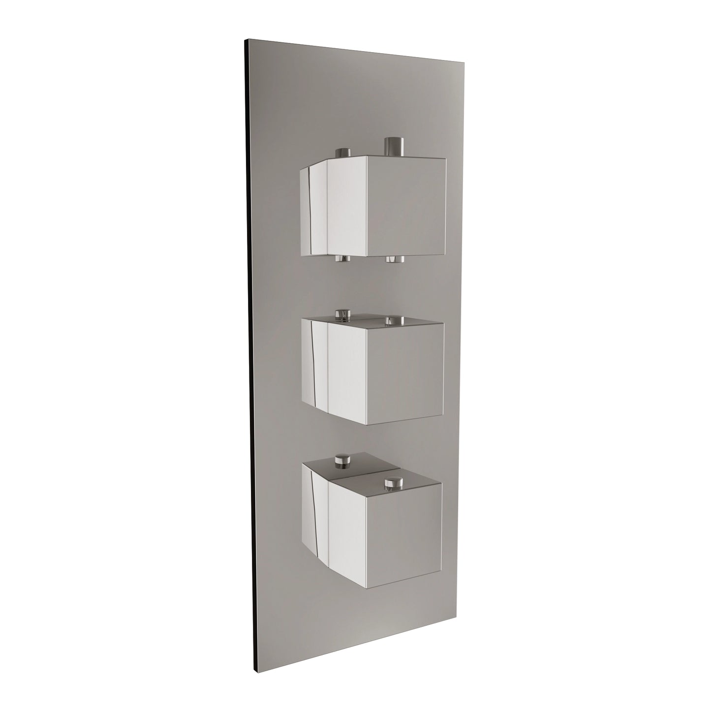 Chrome Square Handle Thermostatic Concealed Shower Valve
