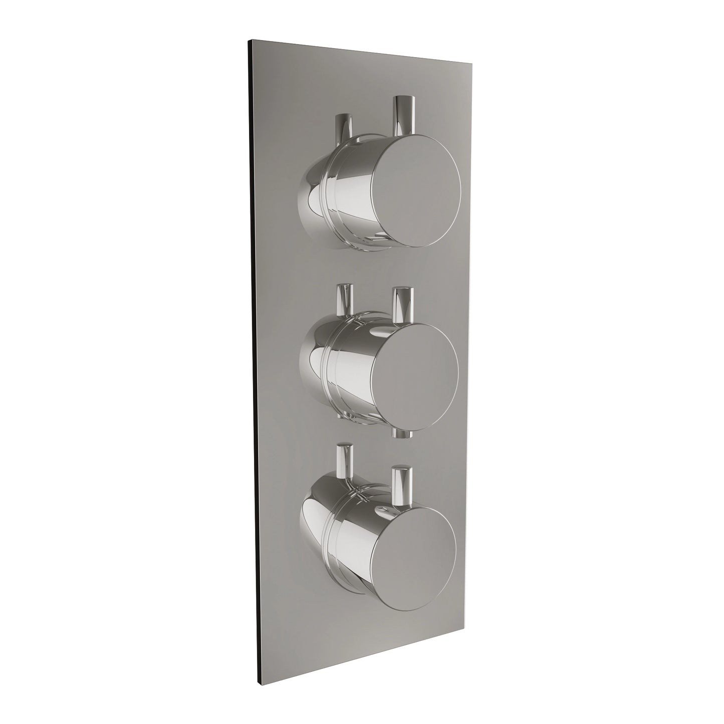 Chrome Oval Handle Thermostatic Concealed Shower Valve