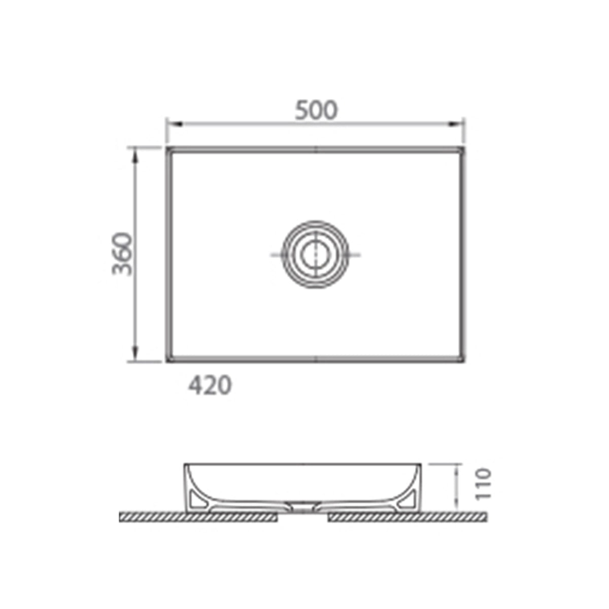 Stance Counter Top Basin