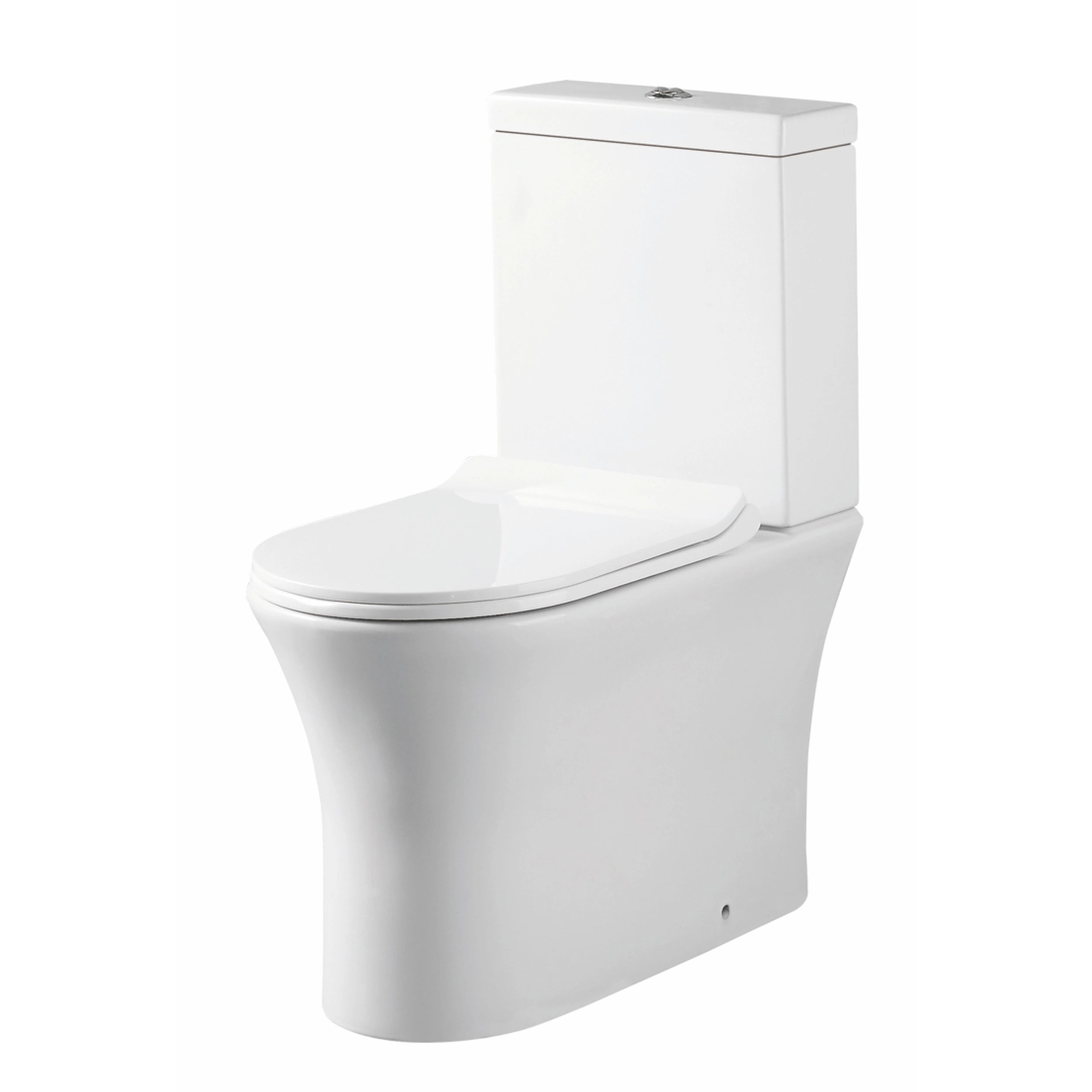 Deia Comfort Height Rimless Closed Back Scudo WC Toilet with Soft Close Seat Option