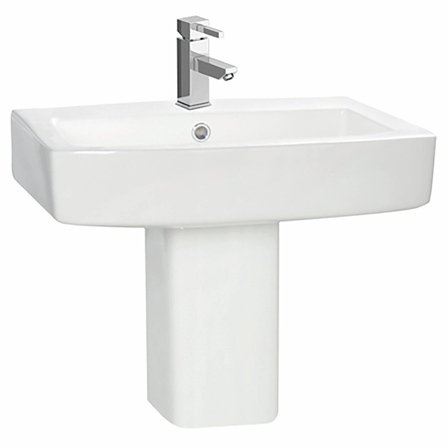 Denza Semi Pedestal Basin
