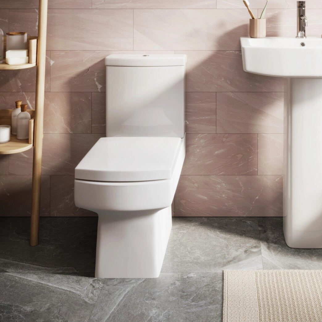Denza White Scudo Toilet Seat
