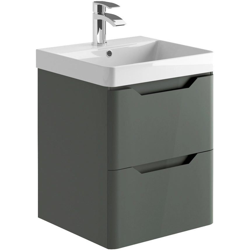 Ella Wall Hung Basin Sink Vanity Unit