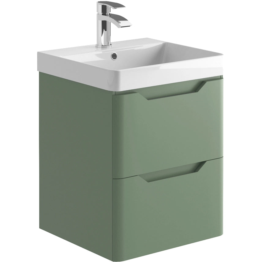 Ella Wall Hung Basin Sink Vanity Unit