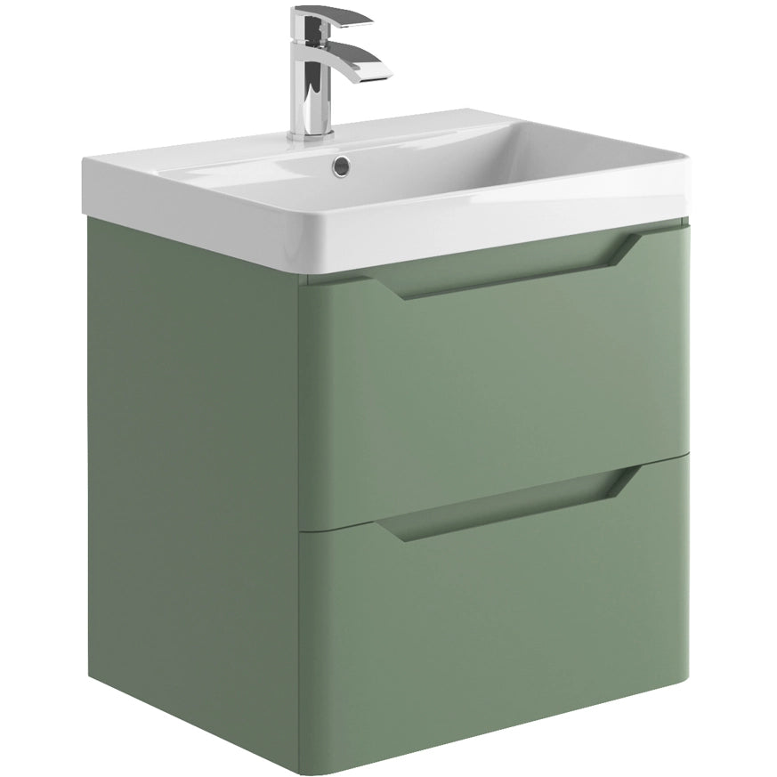 Ella Wall Hung Basin Sink Vanity Unit