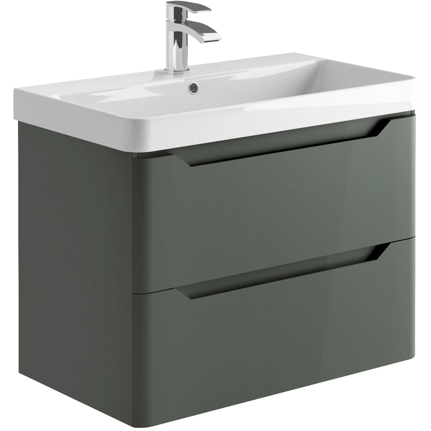 Ella Wall Hung Basin Sink Vanity Unit