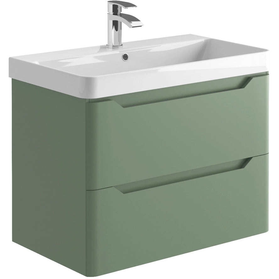 Ella Wall Hung Basin Sink Vanity Unit