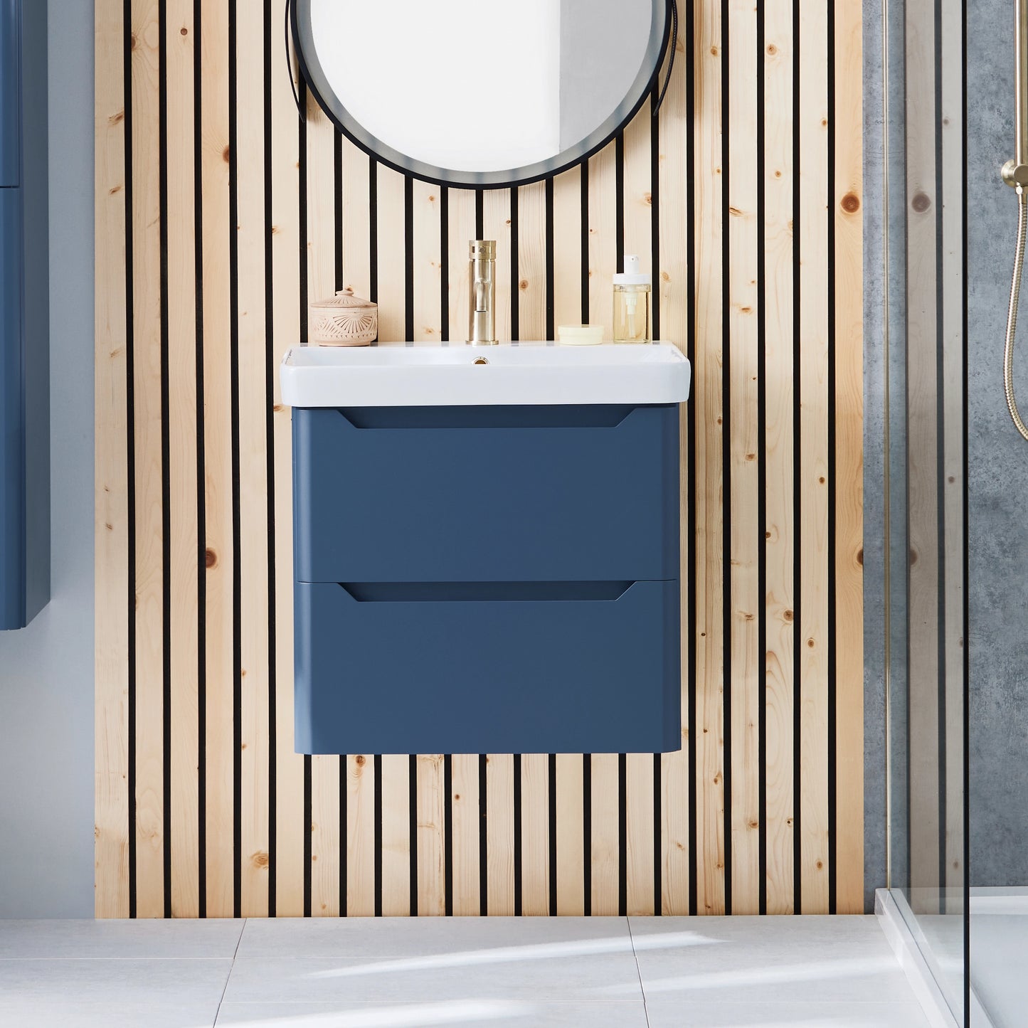 Ella Wall Hung Basin Sink Vanity Unit