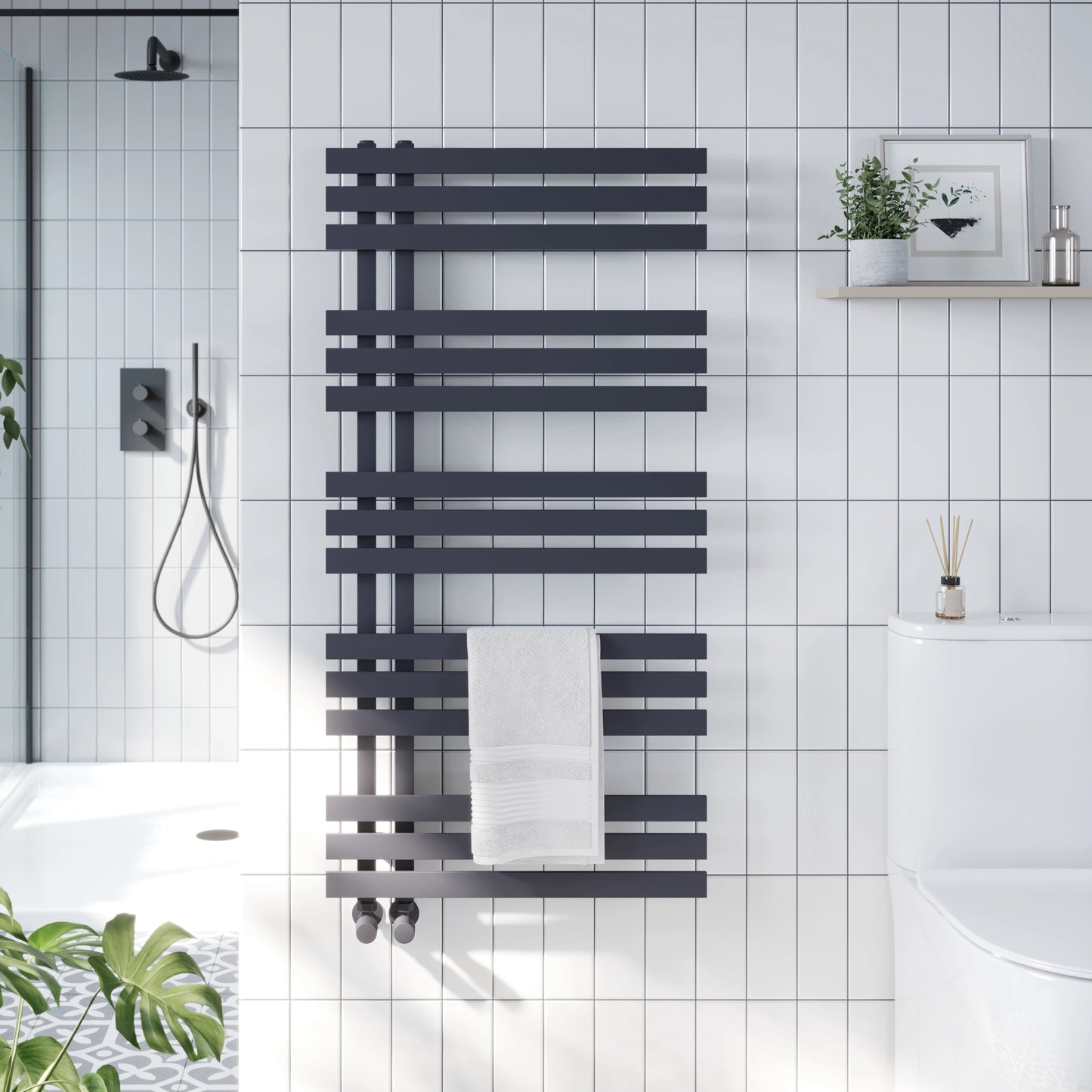 Elizabeth Designer Carbon Steel Towel Radiator