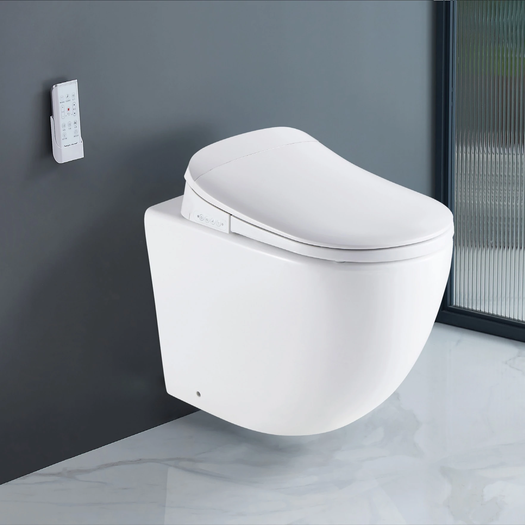 Giavani Wall Hung Rimless Electric Smart Toilet & Bidet