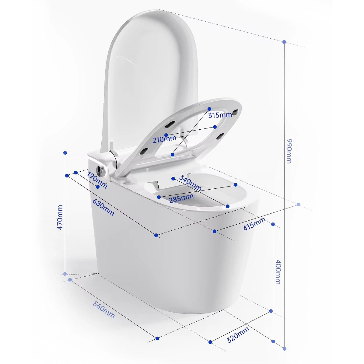 Hatori Splendour Japanese Style Smart Toilet & Bidet