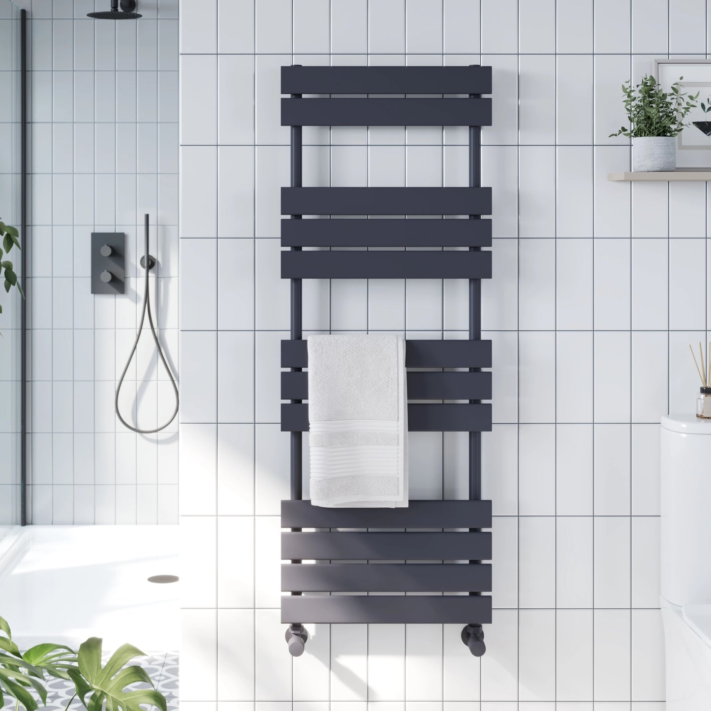 Life Carbon Steel Designer Towel Radiator