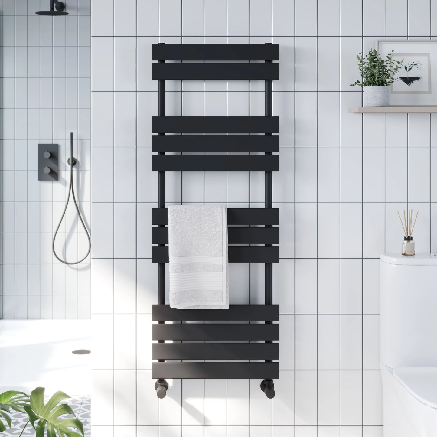 Life Carbon Steel Designer Towel Radiator