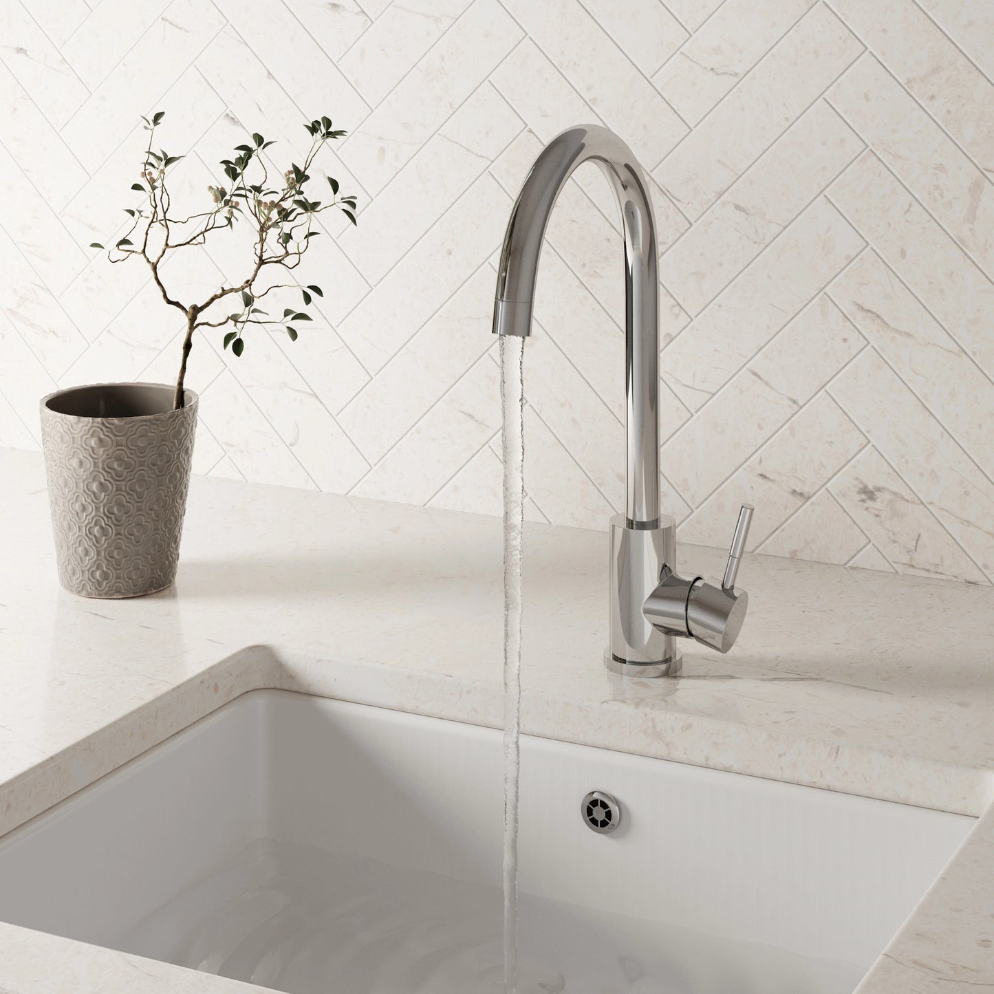 Manhattan Mono Mixer Kitchen Tap