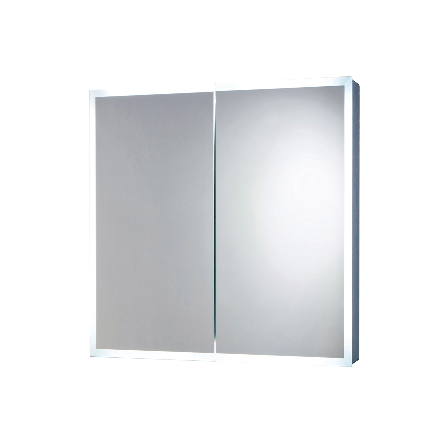 Prospr Wall Hung Straight Edge LED Mirror Cabinet