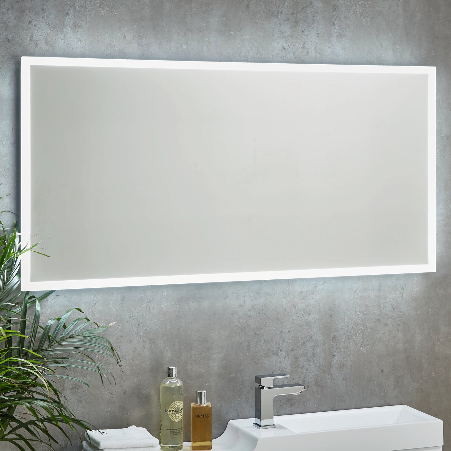 Mosca Wall Hung Straight Edge LED Mirror