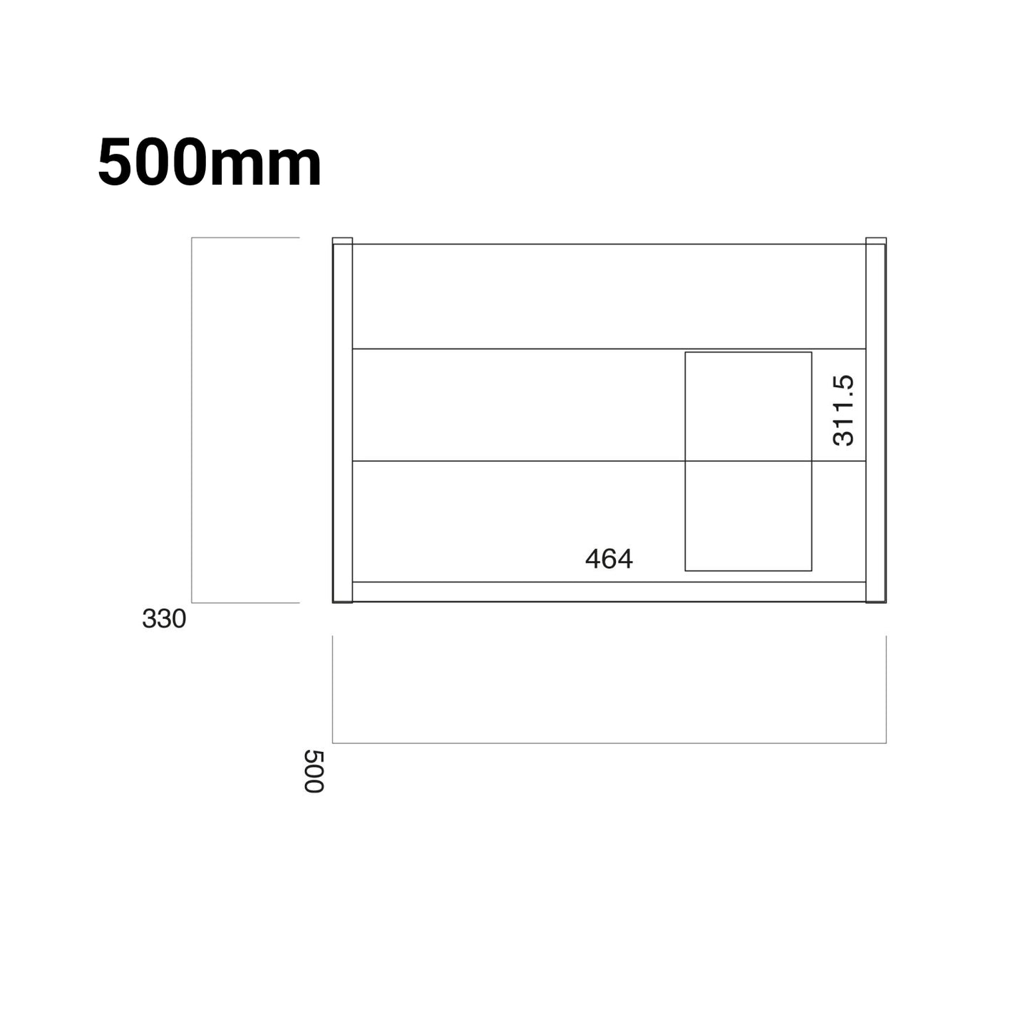 Muro Wall Hung Basin Sink Vanity Unit