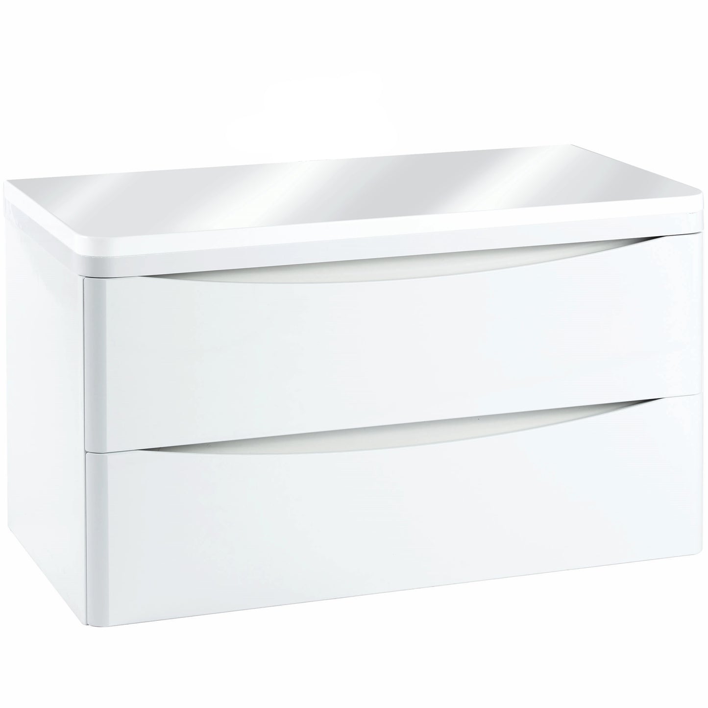 Bella Wall Hung Basin Sink Vanity Unit