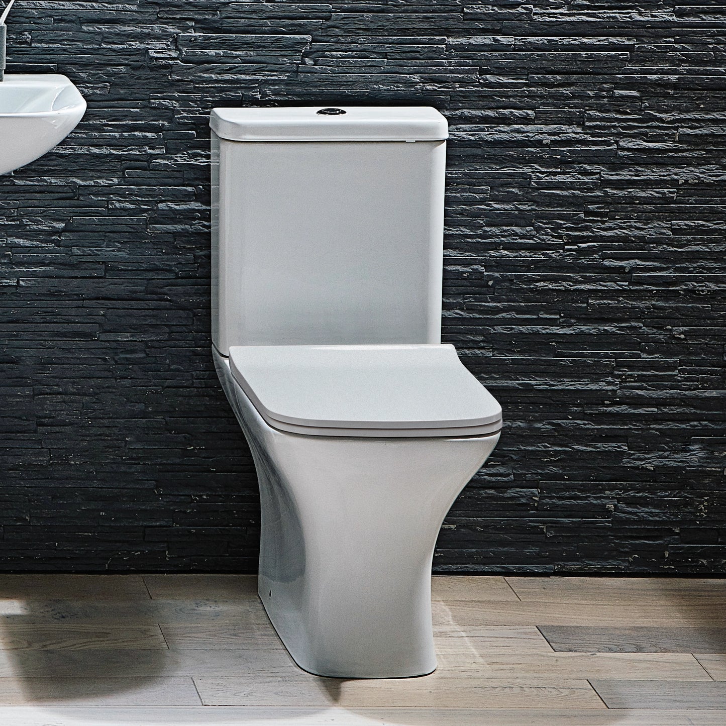 Porto White Scudo Toilet Seat