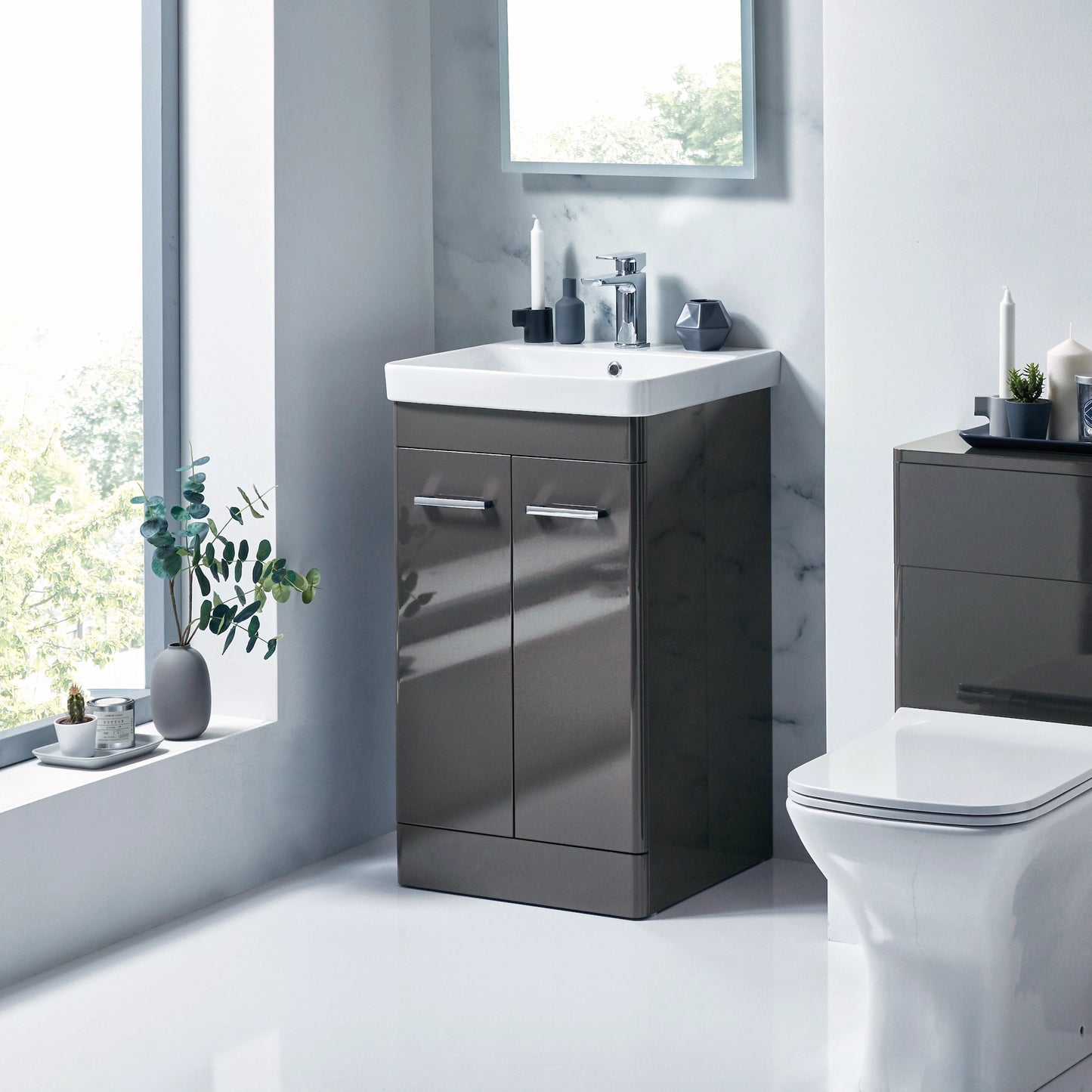 Rossini Floor Standing Basin Sink Vanity Unit