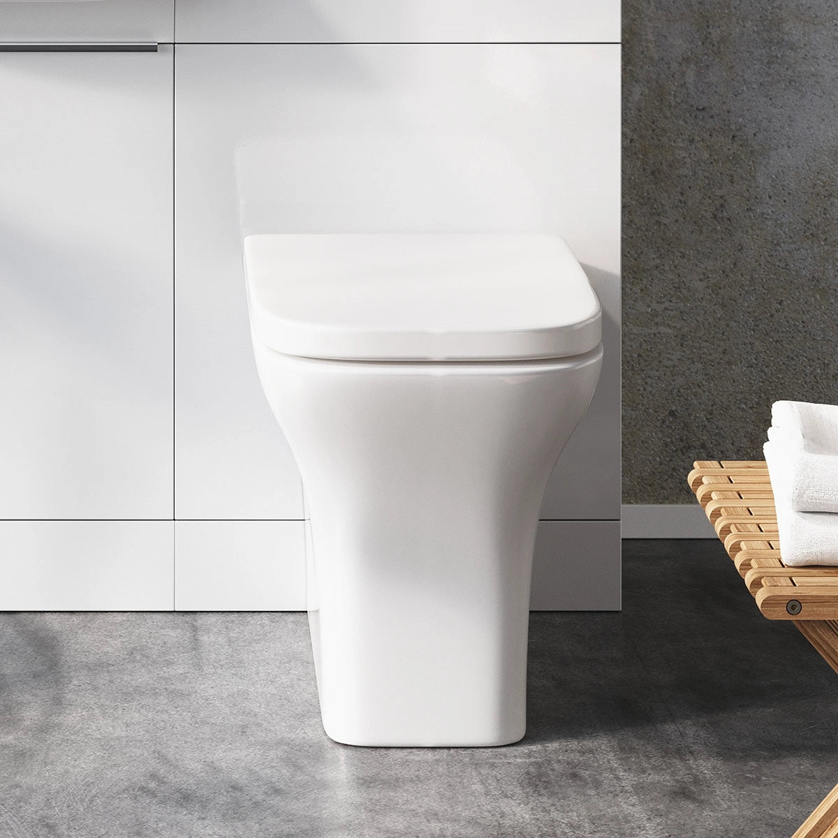 Porto White Scudo Toilet Seat