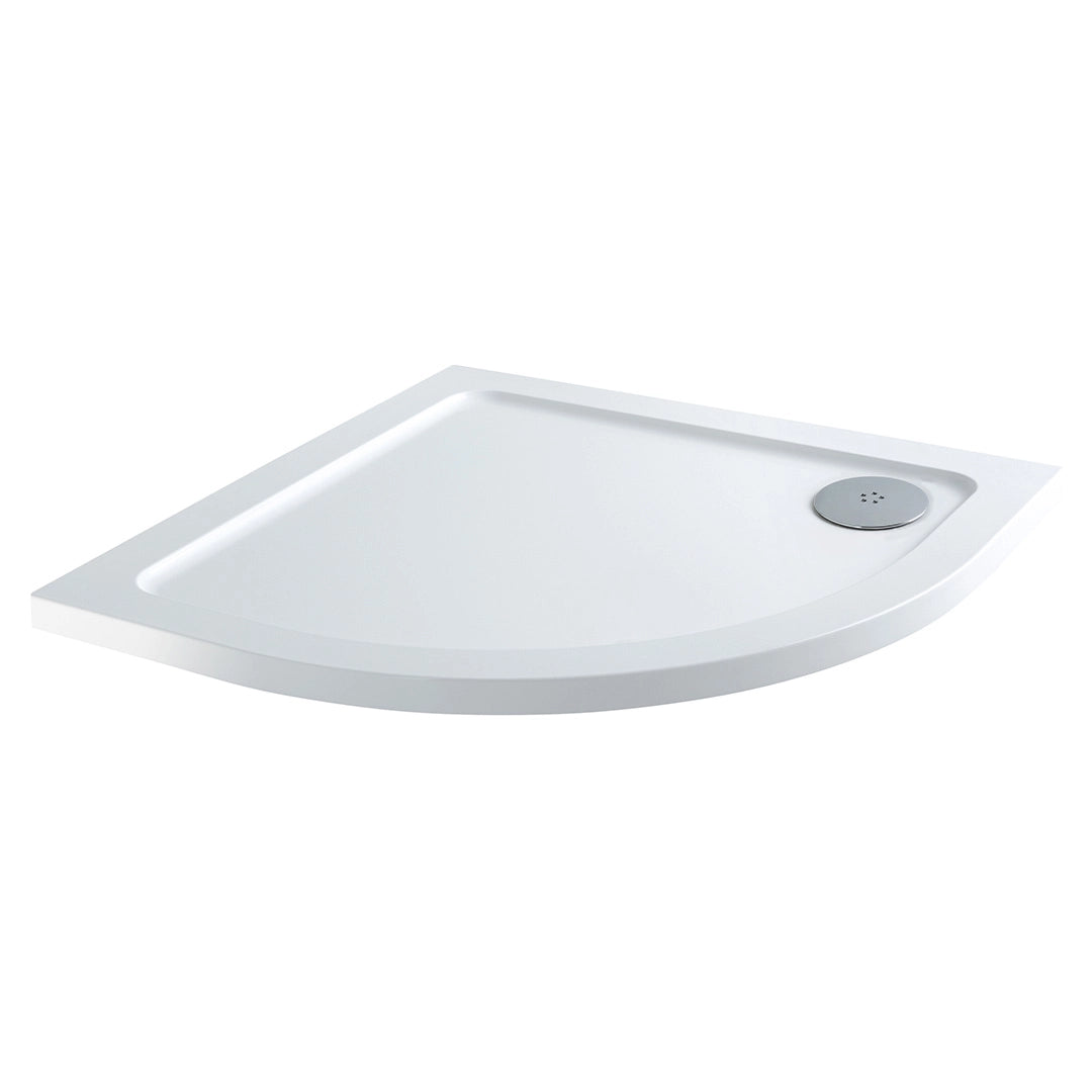 Shires White Quadrant Low Profile Shower Tray