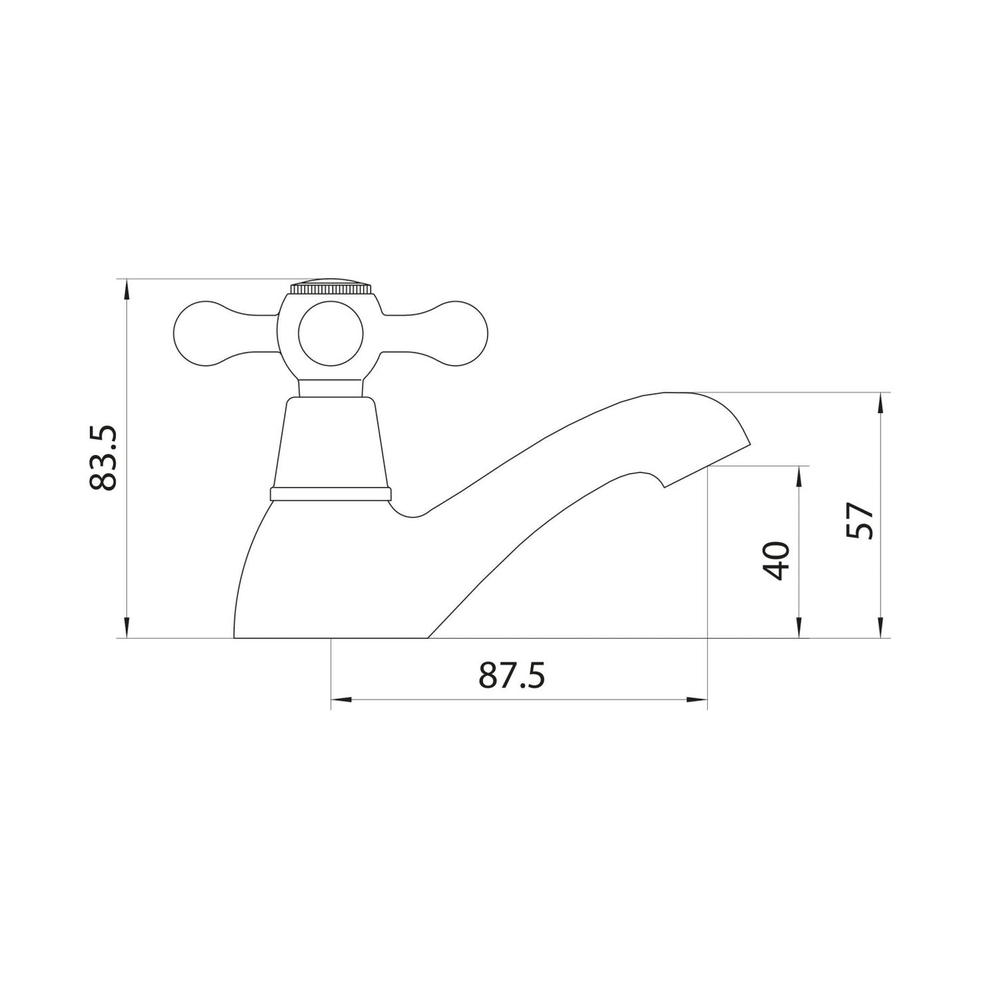 Pair of Classica Bath Taps