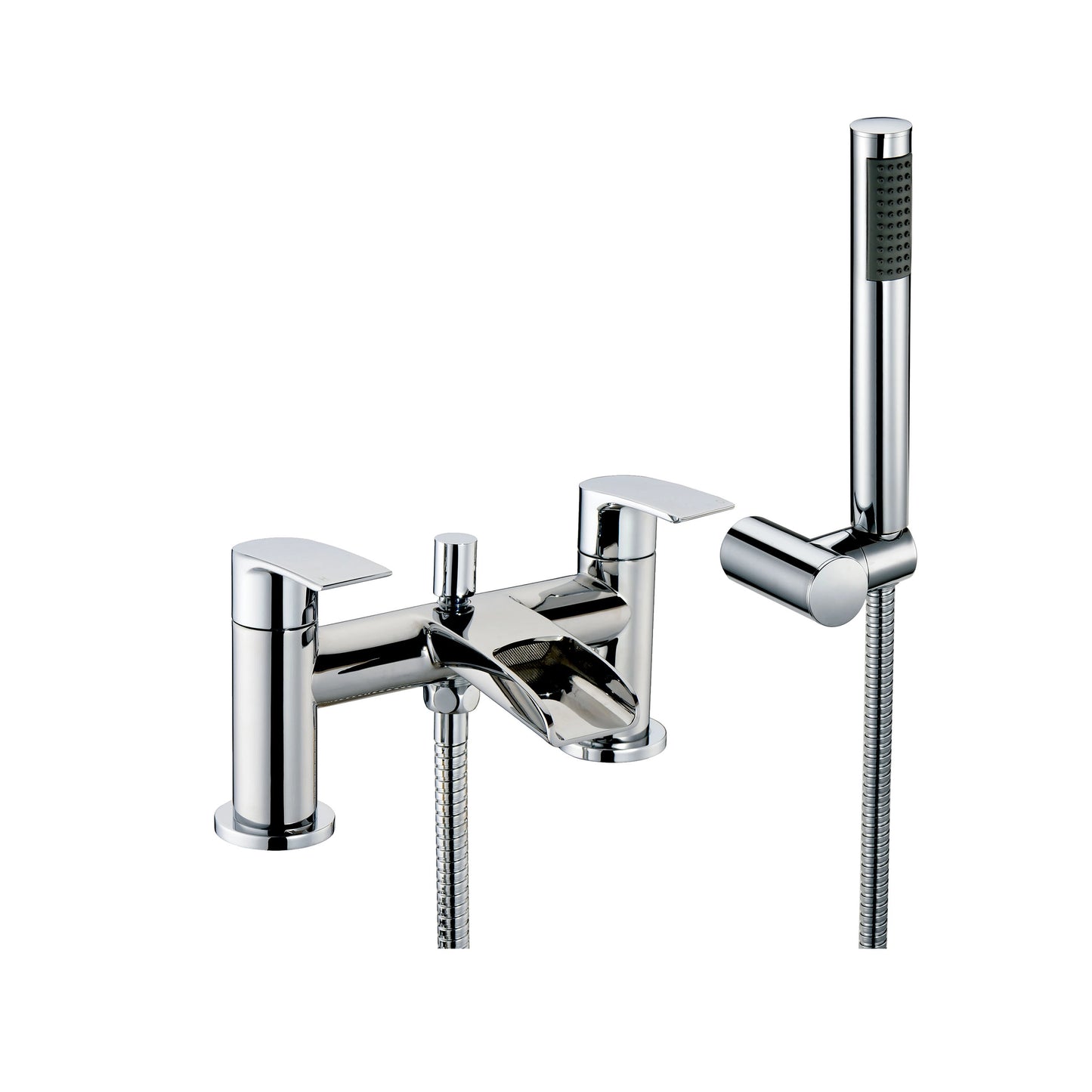 Monument Bath Shower Mixer Tap with Shower Kit and Wall bracket